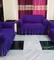 2+2+1 Purple Color Sofa Cover for Your Home!