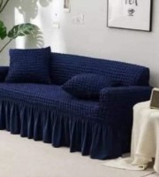 2+2+1 Navy Blue Color Sofa Cover for Your Home!
